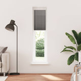 Anthracite pleated blind 40x200 cm fabric width 39.4 cm