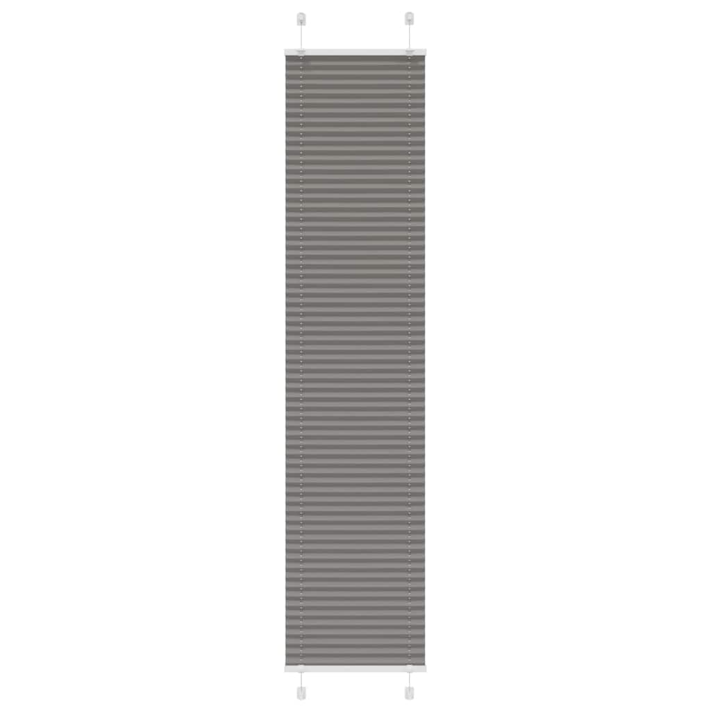 Anthracite pleated blind 50x200 cm fabric width 49.4 cm