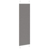 Anthracite pleated blind 65x200 cm fabric width 64.4 cm