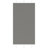 Anthracite pleated blind 110x200 cm fabric width 109.4 cm