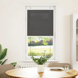 Black pleated blind 55x100 cm fabric width 54.4 cm polyester