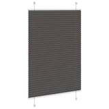 Store plissé noir 95x100 cm largeur du tissu 94,4 cm polyester