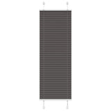 Black pleated blind 45x150 cm fabric width 44.4 cm polyester