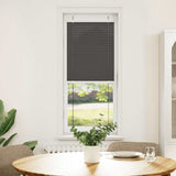 Black pleated blind 45x150 cm fabric width 44.4 cm polyester