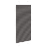 Black pleated blind 60x150 cm fabric width 59.4 cm polyester