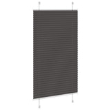 Store plissé noir 80x150 cm largeur du tissu 79,4 cm polyester