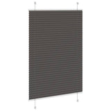 Store plissé noir 95x150 cm largeur du tissu 94,4 cm polyester