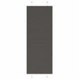 Store plissé noir 70x200 cm largeur du tissu 69,4 cm polyester