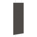 Store plissé noir 70x200 cm largeur du tissu 69,4 cm polyester