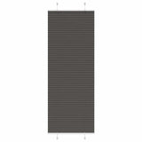 Store plissé noir 75x200 cm largeur du tissu 74,4 cm polyester