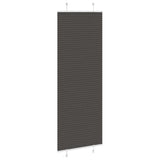 Store plissé noir 75x200 cm largeur du tissu 74,4 cm polyester