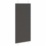 Store plissé noir 95x200 cm largeur du tissu 94,4 cm polyester