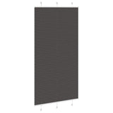 Store plissé noir 105x200 cm largeur du tissu 104,4cm polyester