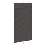 Store plissé noir 110x200 cm largeur du tissu 109,4cm polyester