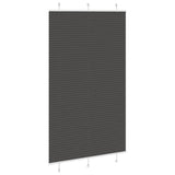 Store plissé noir 115x200 cm largeur du tissu 114,4cm polyester