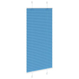 Store plissé bleu 65x150 cm largeur du tissu 64,4 cm polyester