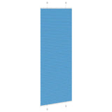 Store plissé bleu 70x200 cm largeur du tissu 69,4 cm polyester