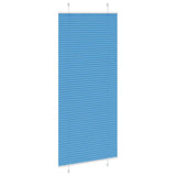 Store plissé bleu 90x200 cm largeur du tissu 89,4 cm polyester