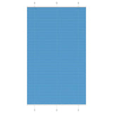 Store plissé bleu 115x200 cm largeur du tissu 114,4cm polyester