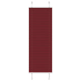 Store plissé rouge bordeaux 40x100 cm largeur du tissu 39,4 cm