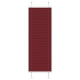 Store plissé rouge bordeaux 45x100 cm largeur du tissu 44,4 cm