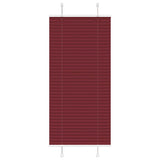 Store plissé rouge bordeaux 55x100 cm largeur du tissu 54,4 cm