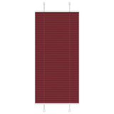 Store plissé rouge bordeaux 60x100 cm largeur du tissu 59,4 cm