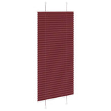 Store plissé rouge bordeaux 60x100 cm largeur du tissu 59,4 cm