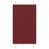 Store plissé rouge bordeaux 70x100 cm largeur du tissu 69,4 cm