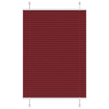 Store plissé rouge bordeaux 85x100 cm largeur du tissu 84,4 cm