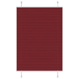 Store plissé rouge bordeaux 95x100 cm largeur du tissu 94,4 cm