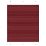 Store plissé rouge bordeaux 110x100 cm largeur du tissu 109,4cm