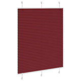 Store plissé rouge bordeaux 110x100 cm largeur du tissu 109,4cm