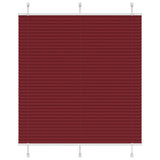 Store plissé rouge bordeaux 115x100 cm largeur du tissu 114,4cm