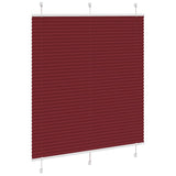 Store plissé rouge bordeaux 120x100 cm largeur du tissu 119,4cm