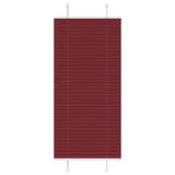 Store plissé rouge bordeaux 55x150 cm largeur du tissu 54,4 cm