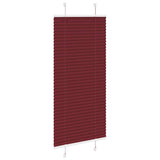 Store plissé rouge bordeaux 65x150 cm largeur du tissu 64,4 cm