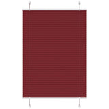 Store plissé rouge bordeaux 100x150 cm largeur du tissu 99,4 cm