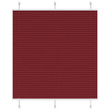 Store plissé rouge bordeaux 115x150 cm largeur du tissu 114,4cm