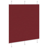 Store plissé rouge bordeaux 115x150 cm largeur du tissu 114,4cm