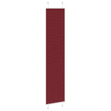 Store plissé rouge bordeaux 50x200 cm largeur du tissu 49,4 cm