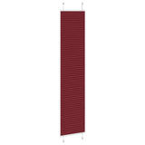 Store plissé rouge bordeaux 50x200 cm largeur du tissu 49,4 cm