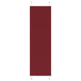 Store plissé rouge bordeaux 55x200 cm largeur du tissu 54,4 cm