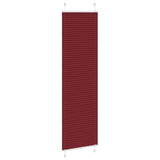 Store plissé rouge bordeaux 55x200 cm largeur du tissu 54,4 cm