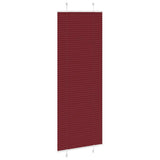 Store plissé rouge bordeaux 70x200 cm largeur du tissu 69,4 cm