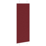 Store plissé rouge bordeaux 70x200 cm largeur du tissu 69,4 cm