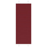 Store plissé rouge bordeaux 75x200 cm largeur du tissu 74,4 cm