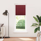 Store plissé rouge bordeaux 75x200 cm largeur du tissu 74,4 cm