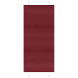 Store plissé rouge bordeaux 85x200 cm largeur du tissu 84,4 cm