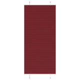 Store plissé rouge bordeaux 90x200 cm largeur du tissu 89,4 cm